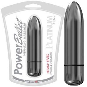 Power Bullet Platinum Silver Mini Vibe