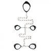 Leather Female Hand And Foot Cuffs